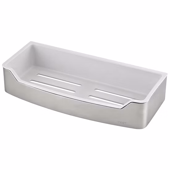 Morden Design Bathroom Accessories Stainless Steel and ABS Shower Shelf